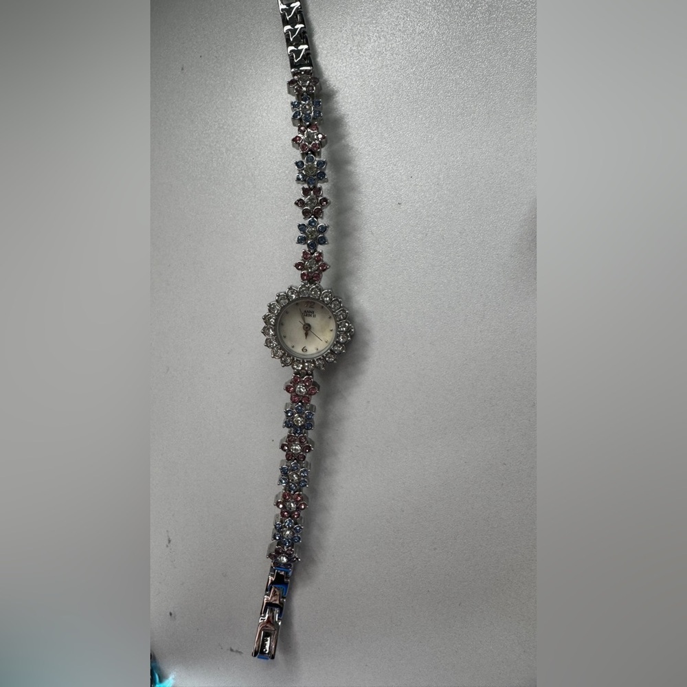 Anne Klein Multicolor Crystal Watch